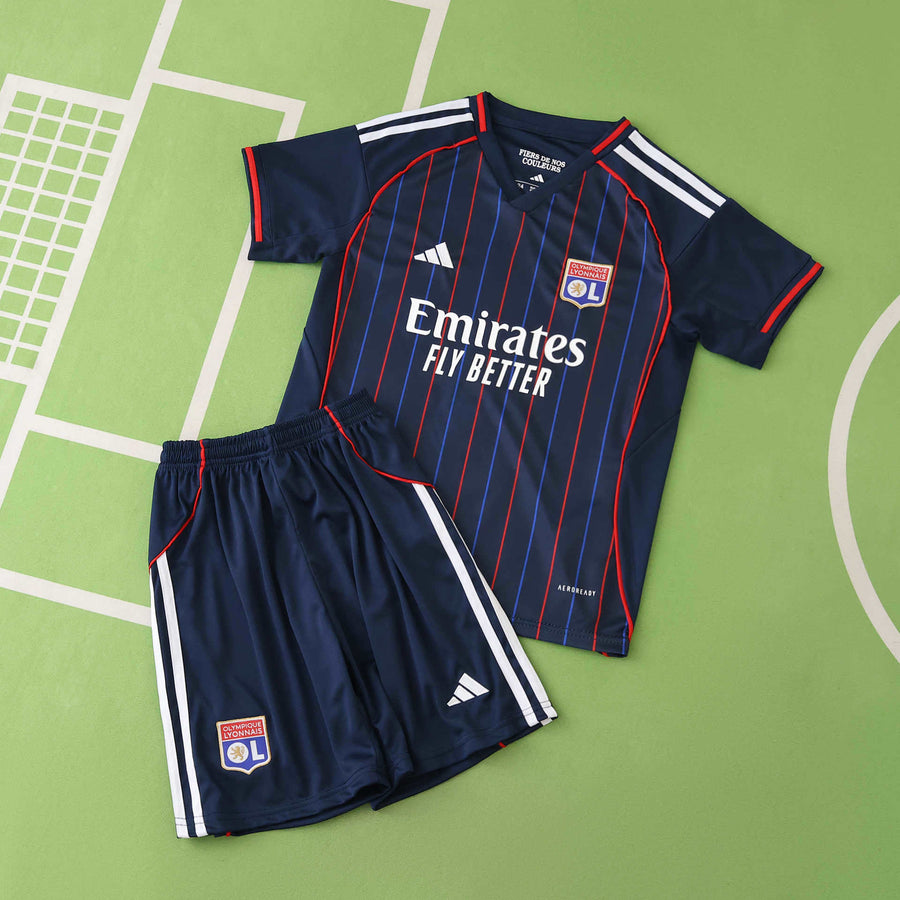 Ensemble Enfant Olympique Lyonnais 2025/26 Extérieur — vue 9