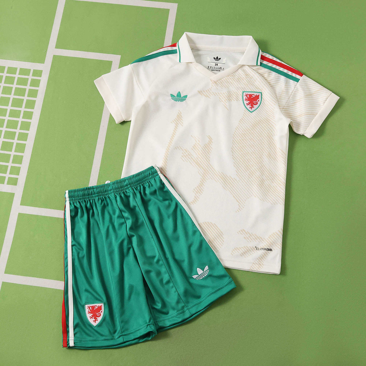 Ensemble Enfant Pays de Galles 2026 Extérieur — vue 2
