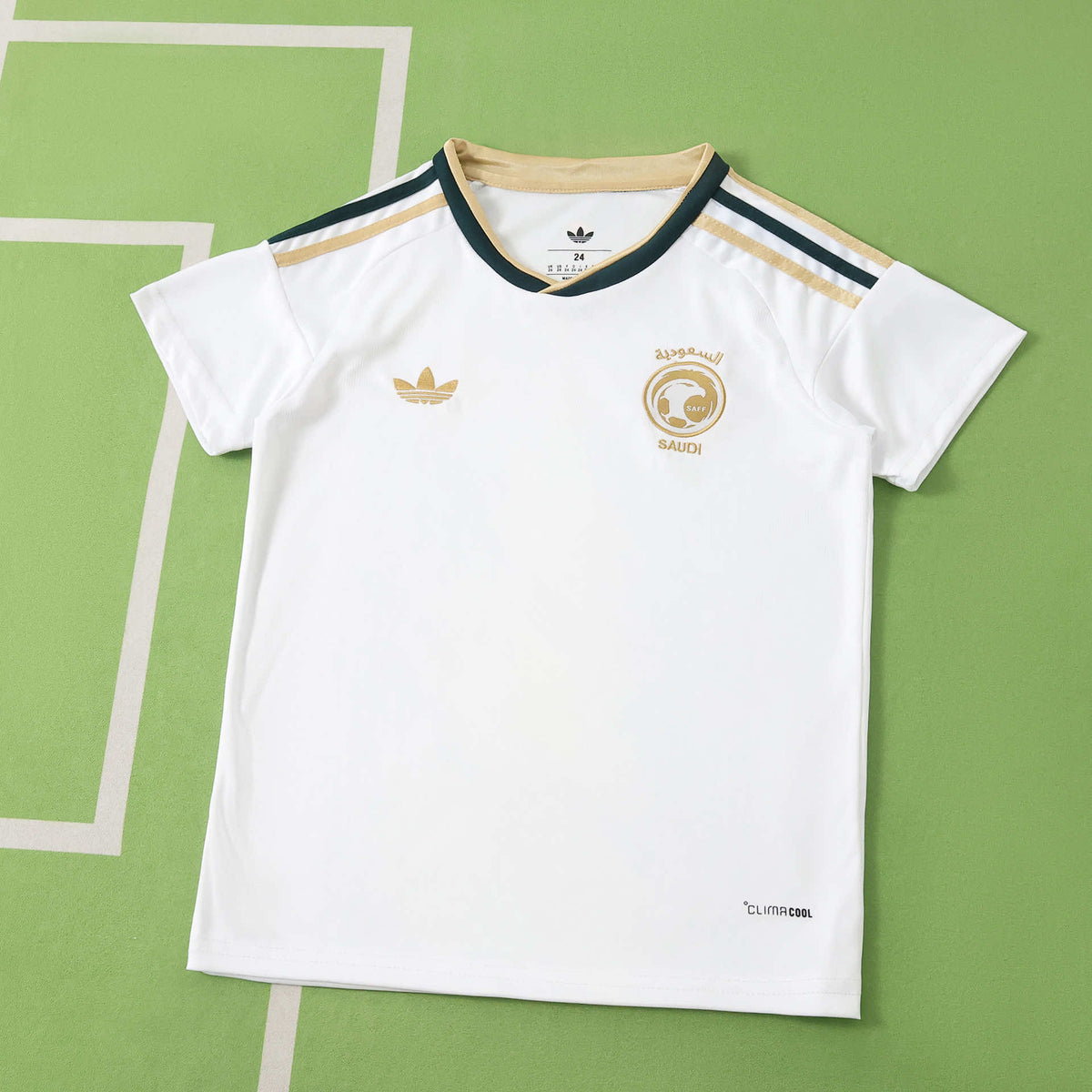 Ensemble Enfant Arabie Saoudite 2026 Extérieur — Coupe du Monde 2026