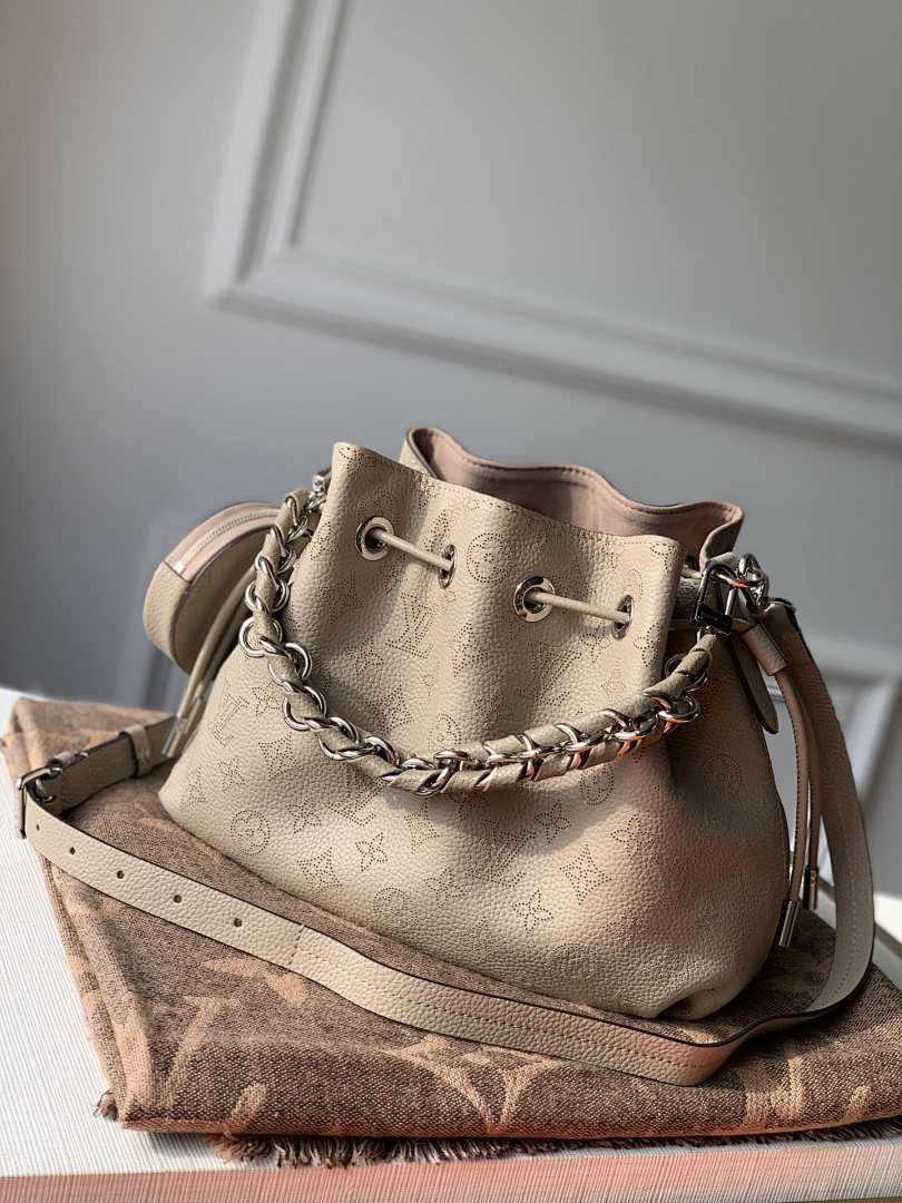 Sac à main Seau – Réf. M55798 · Abricot