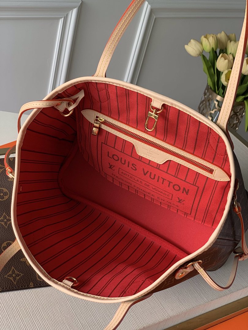 Sac à main Neverfull – Réf. M41000 · Rouge