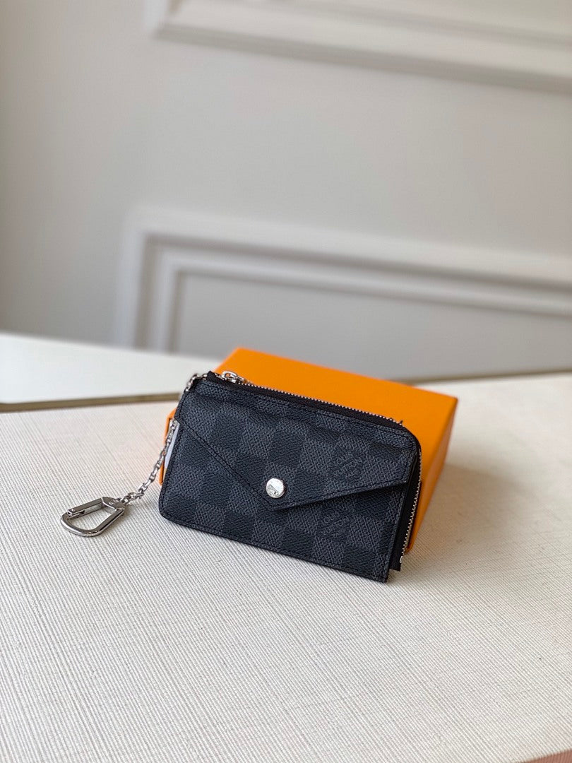 Portefeuille – Réf. M69421 · Damier Graphite