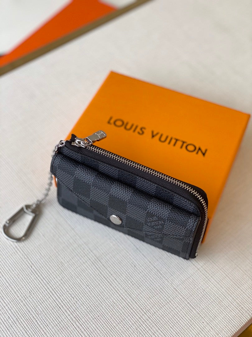 Portefeuille – Réf. M69421 · Damier Graphite