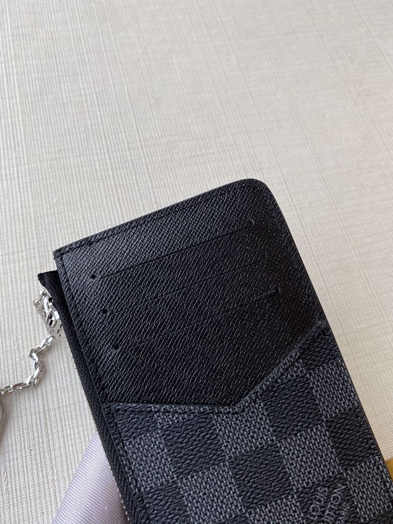 Portefeuille – Réf. M69421 · Damier Graphite