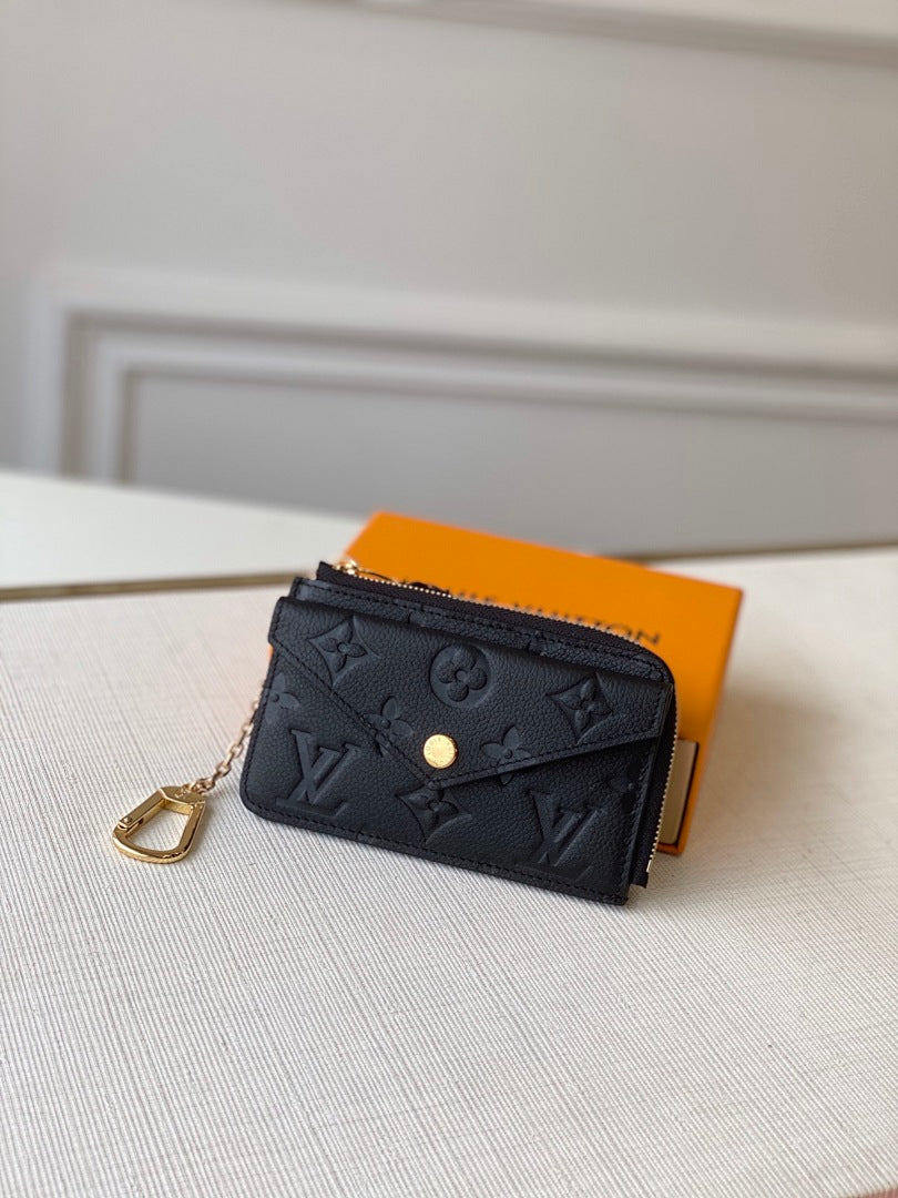 Portefeuille – Réf. M69421 · Noir Empreinte