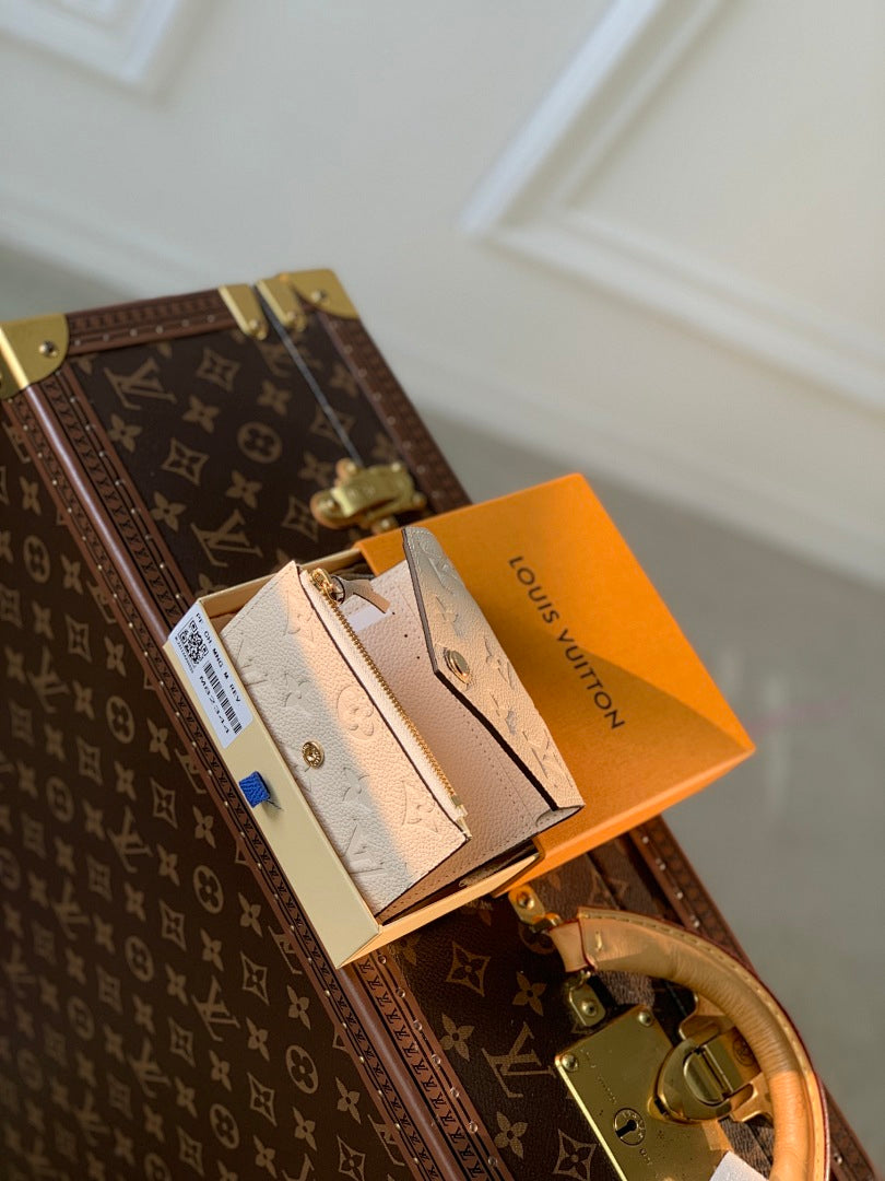 Portefeuille – Réf. M82344 · Blanc Empreinte