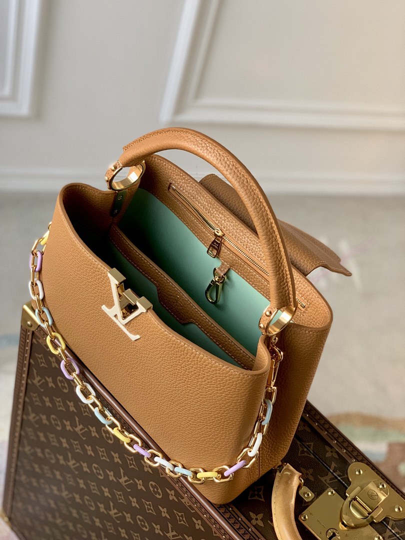 Sac à main Capucines – Réf. M21798 · Marron · Coloris 3