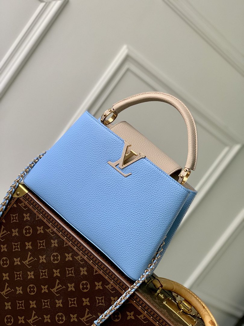 Sac à main Capucines – Réf. M21689 · Bleu · Coloris 2