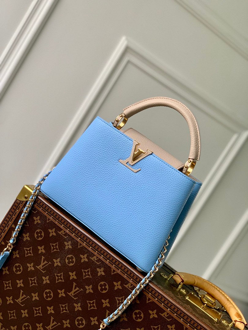 Sac à main Capucines – Réf. M21689 · Bleu · Coloris 1