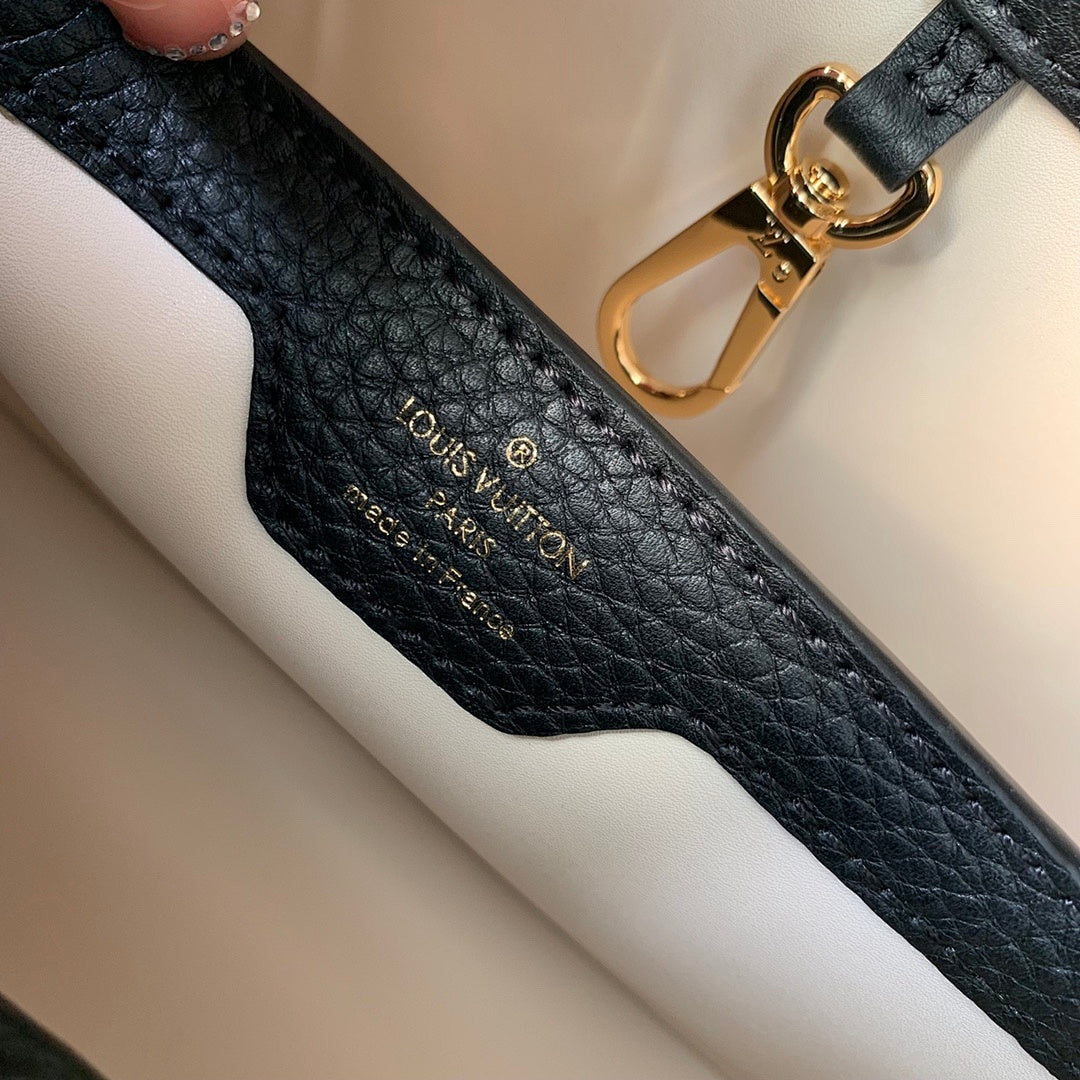 Sac à main Capucines – Réf. M22375 · Noir PM