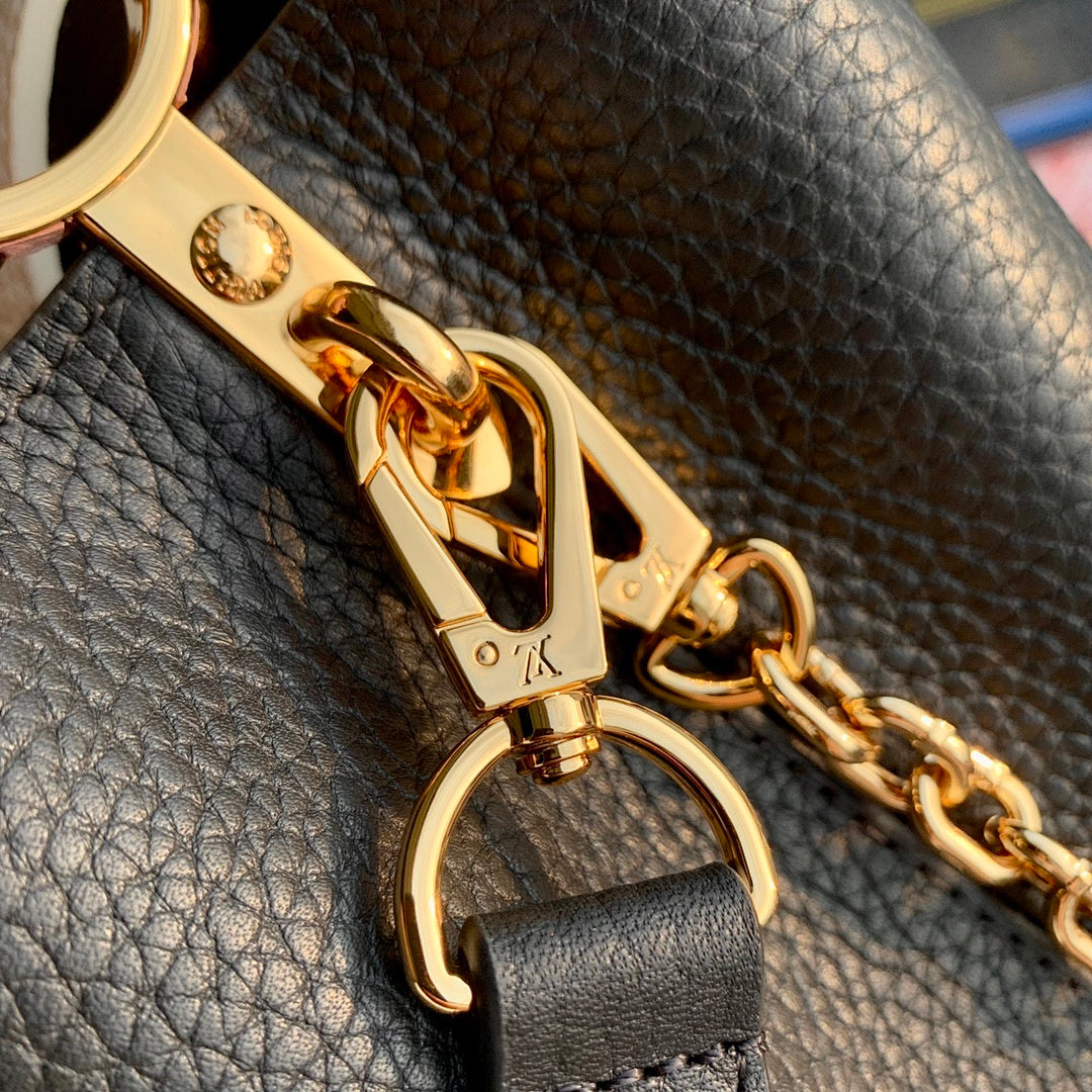 Sac à main Capucines – Réf. M22375 · Noir PM