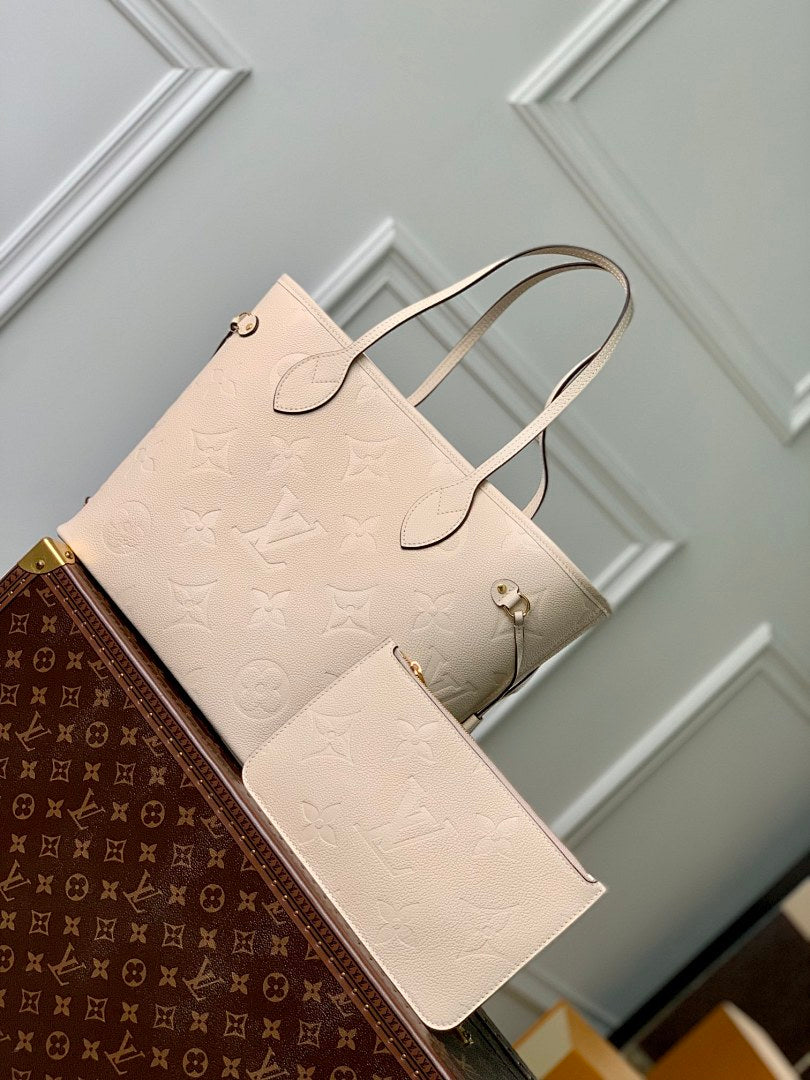 Sac à main Neverfull – Réf. M46676 · Blanc Crème