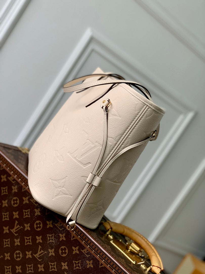 Sac à main Neverfull – Réf. M46676 · Blanc Crème