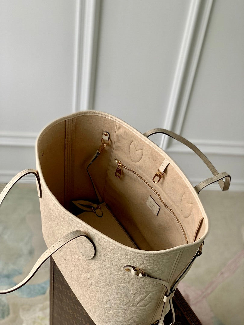 Sac à main Neverfull – Réf. M46676 · Blanc Crème