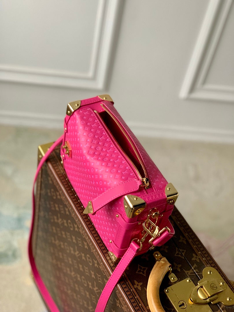 Sac à main Trunk – Réf. 46358 · Fuchsia