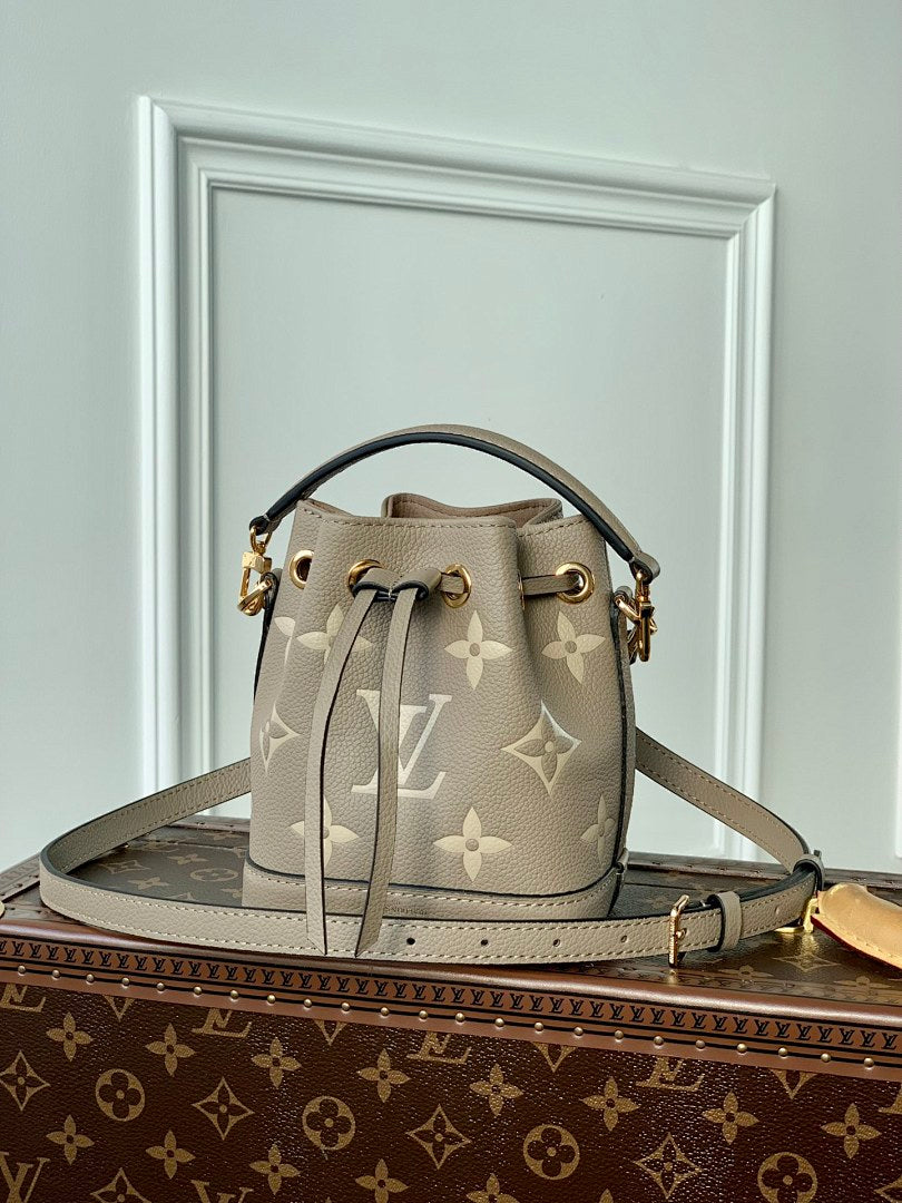 Sac à main Seau – Réf. M46291 · Gris