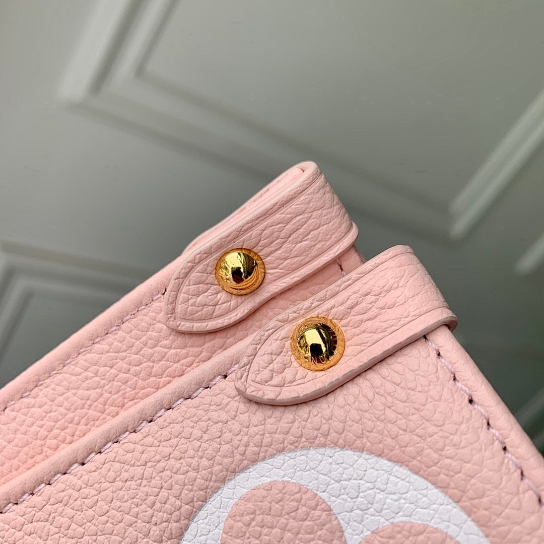 Sac à main OnTheGo – Réf. M46542 · Rose Sérigraphie