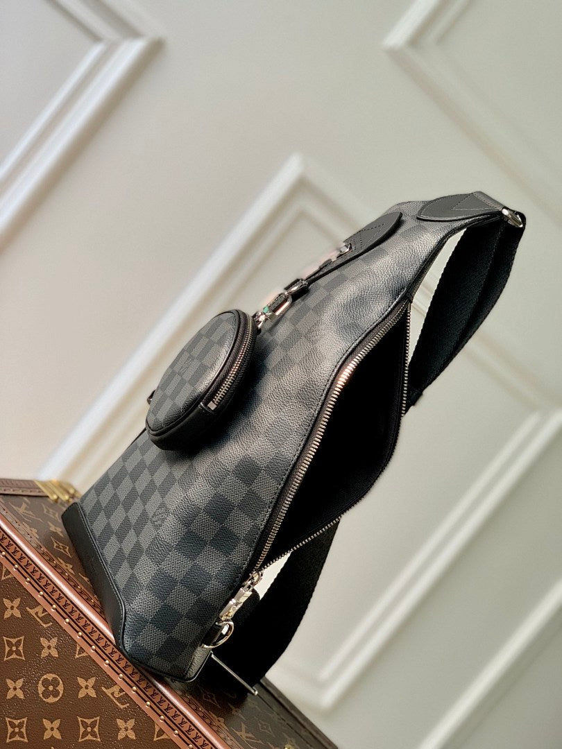 Sacoche Banane – Réf. M30936 · Damier Graphite
