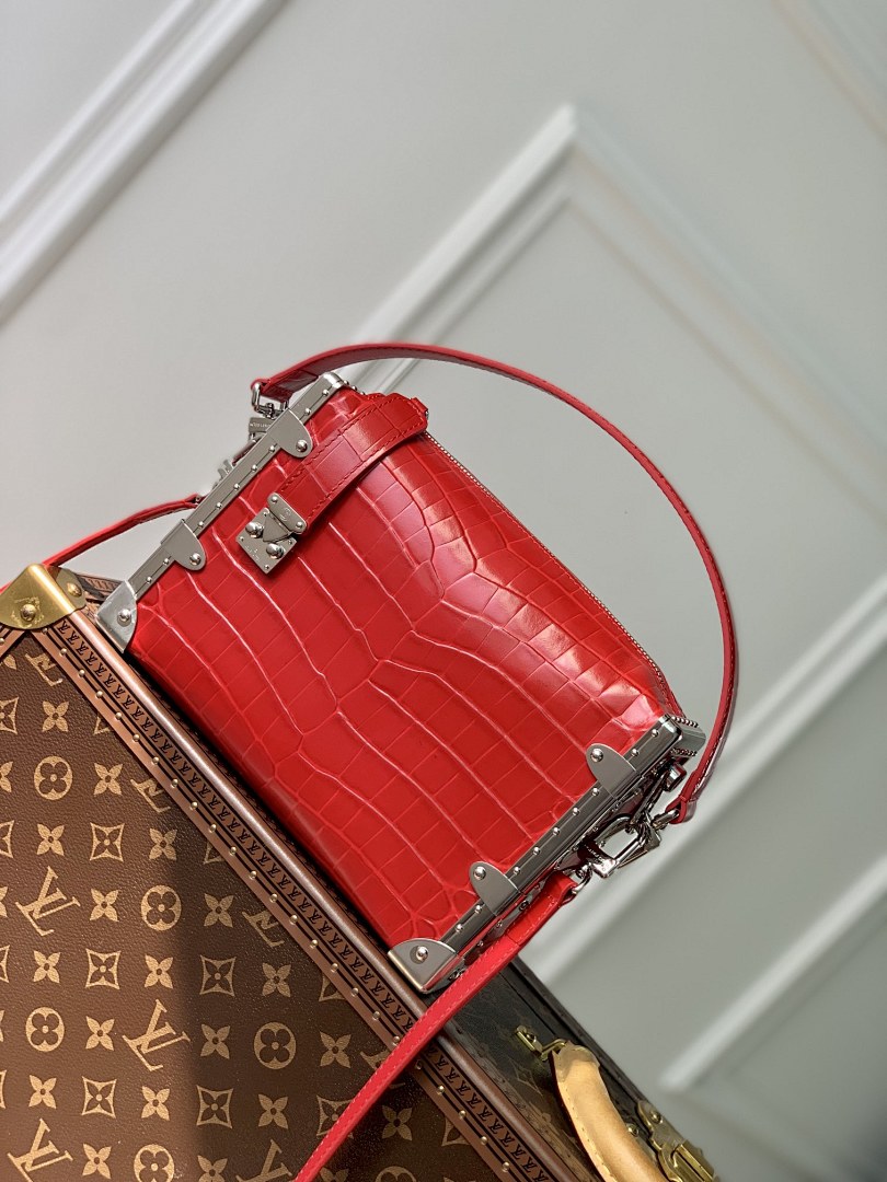 Sac à main Trunk – Réf. M21477 · Rouge