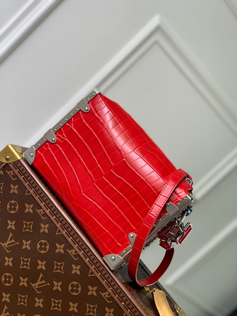 Sac à main Trunk – Réf. M21477 · Rouge