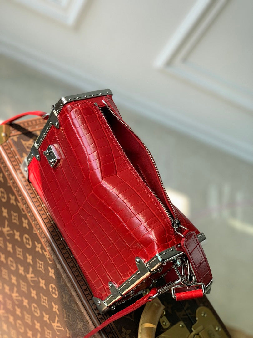 Sac à main Trunk – Réf. M21477 · Rouge