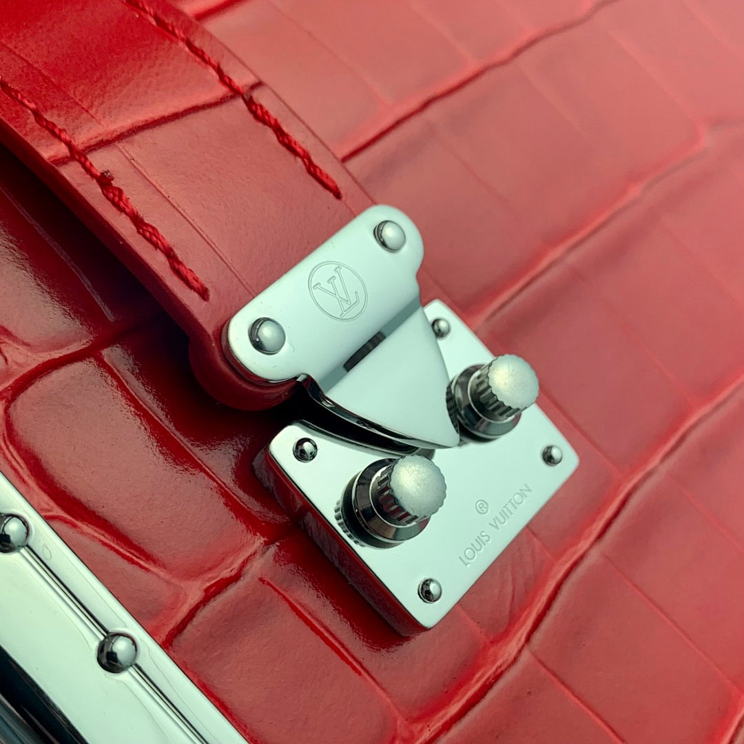 Sac à main Trunk – Réf. M21477 · Rouge