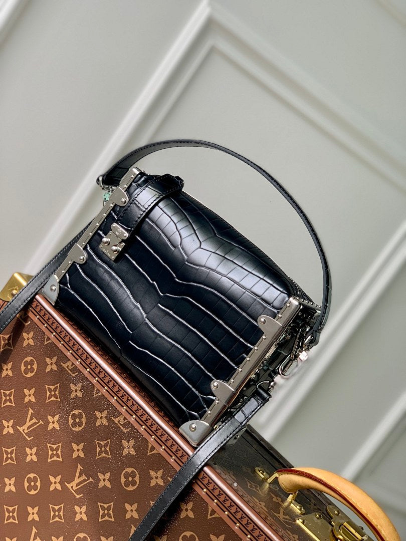 Sac à main Trunk – Réf. M21477 · Noir