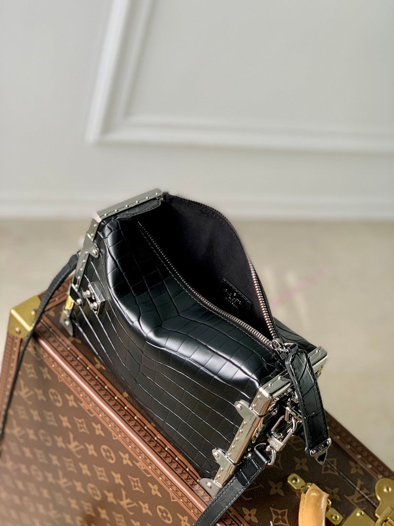 Sac à main Trunk – Réf. M21477 · Noir