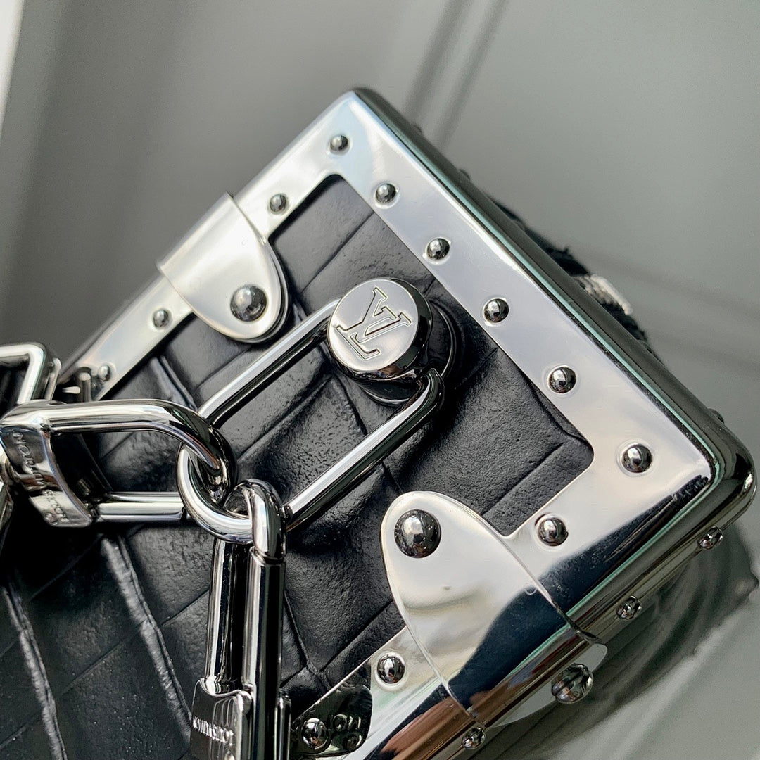 Sac à main Trunk – Réf. M21477 · Noir