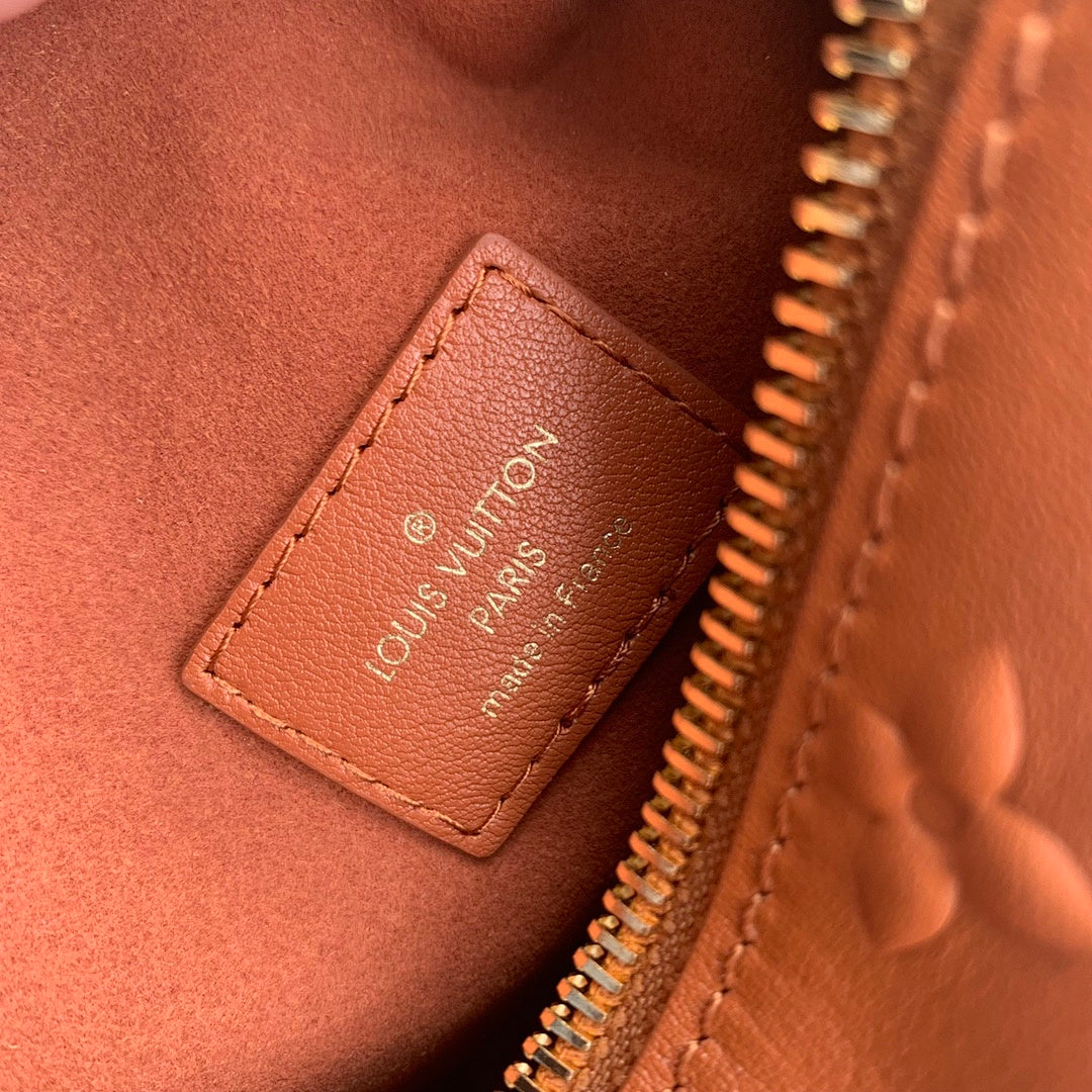 Sac à main Trunk – Réf. M21477 · Marron