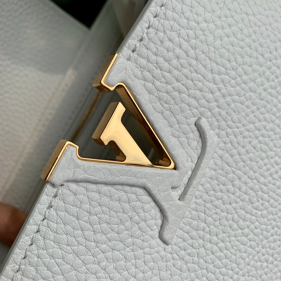 Sac à main Capucines – Réf. M22375 · Blanc PM