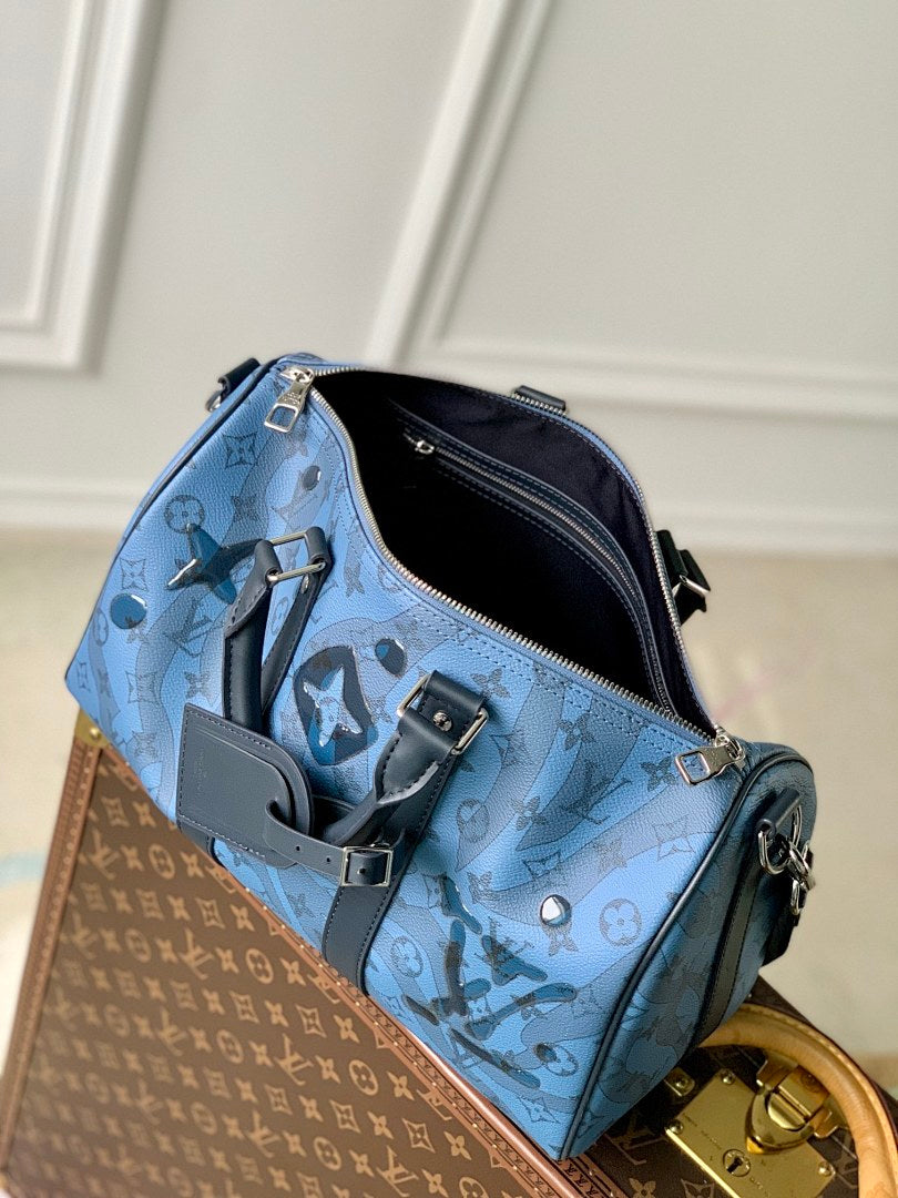 Sac de voyage Keepall – Réf. M22573 · Bleu Nuit