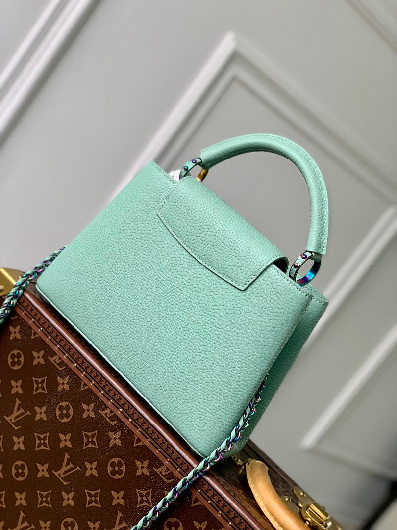 Sac à main Capucines – Réf. M22055 · Vert PM
