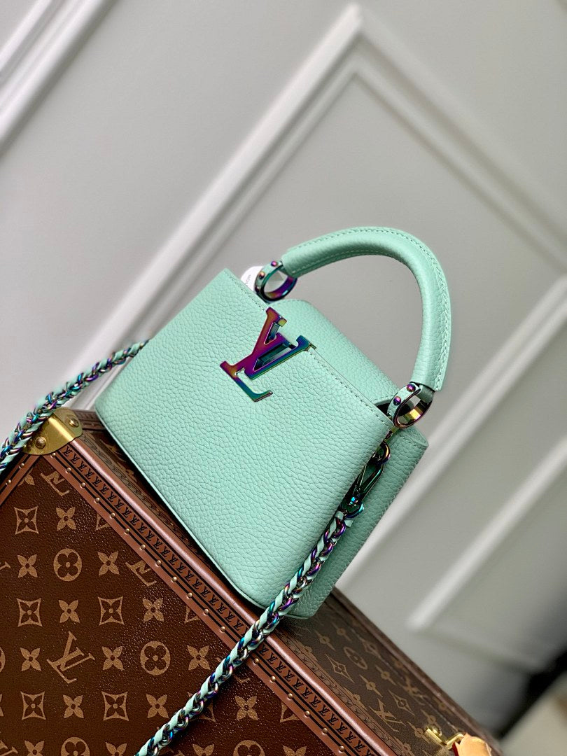 Sac à main Capucines – Réf. M22055 · Vert Mini