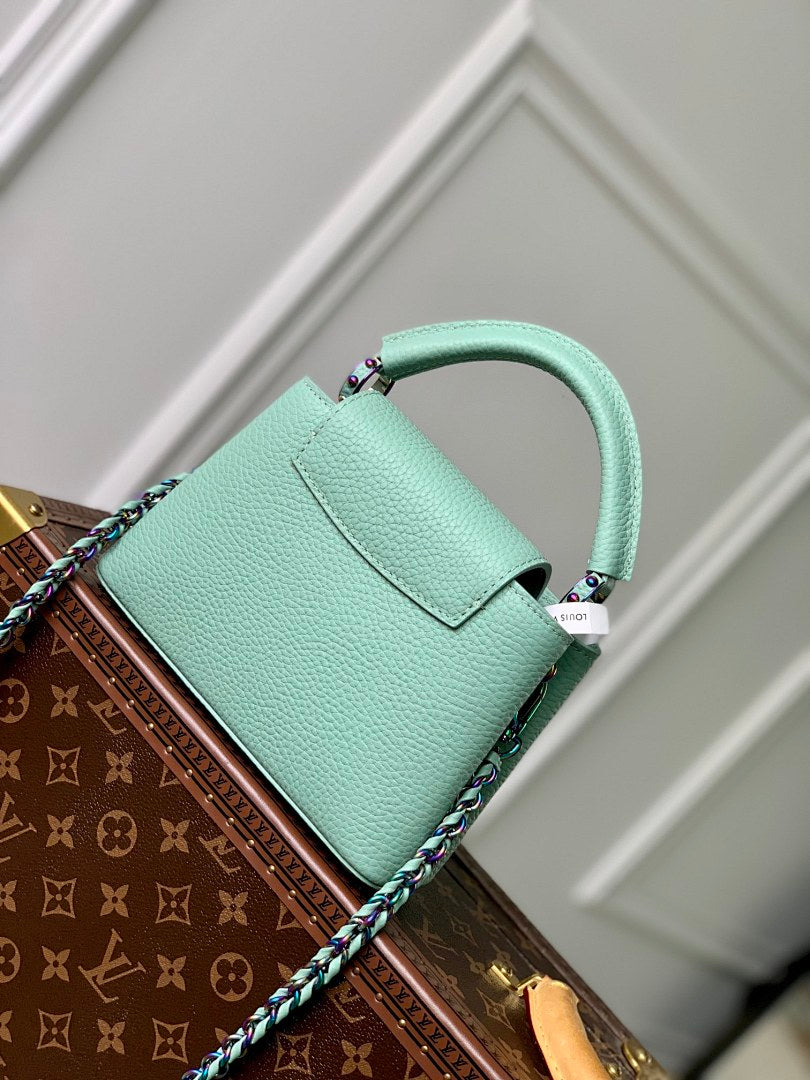 Sac à main Capucines – Réf. M22055 · Vert Mini