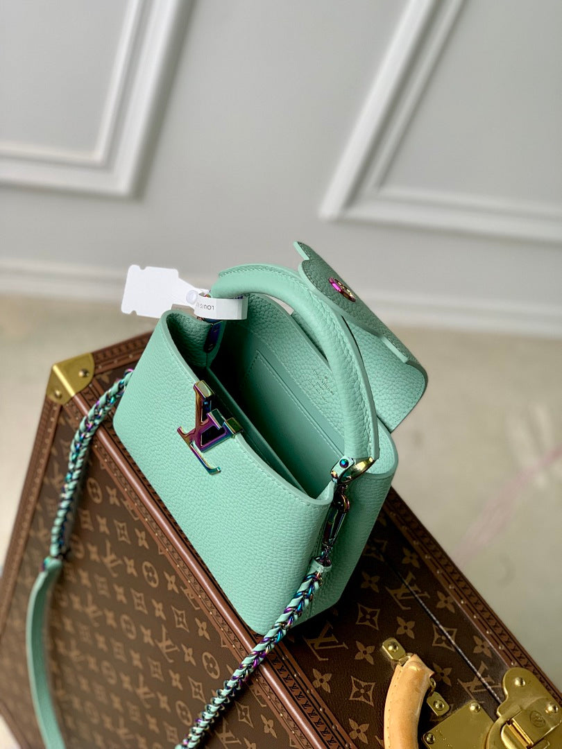 Sac à main Capucines – Réf. M22055 · Vert Mini