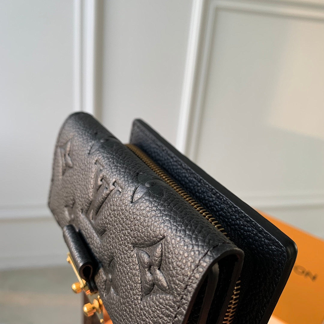 Portefeuille – Réf. M80880 · Noir Empreinte