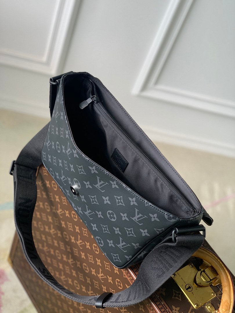 Sacoche Messenger – Réf. M46685 · Monogram Noir