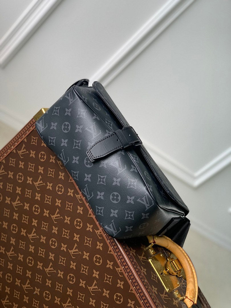 Sacoche Messenger – Réf. M46685 · Monogram Noir
