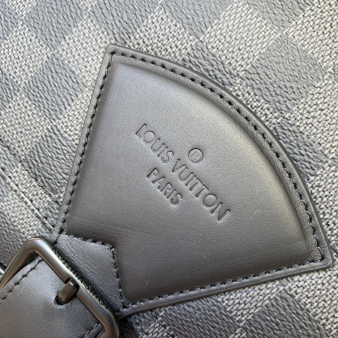 Sacoche Messenger – Réf. M46685 · Damier Graphite
