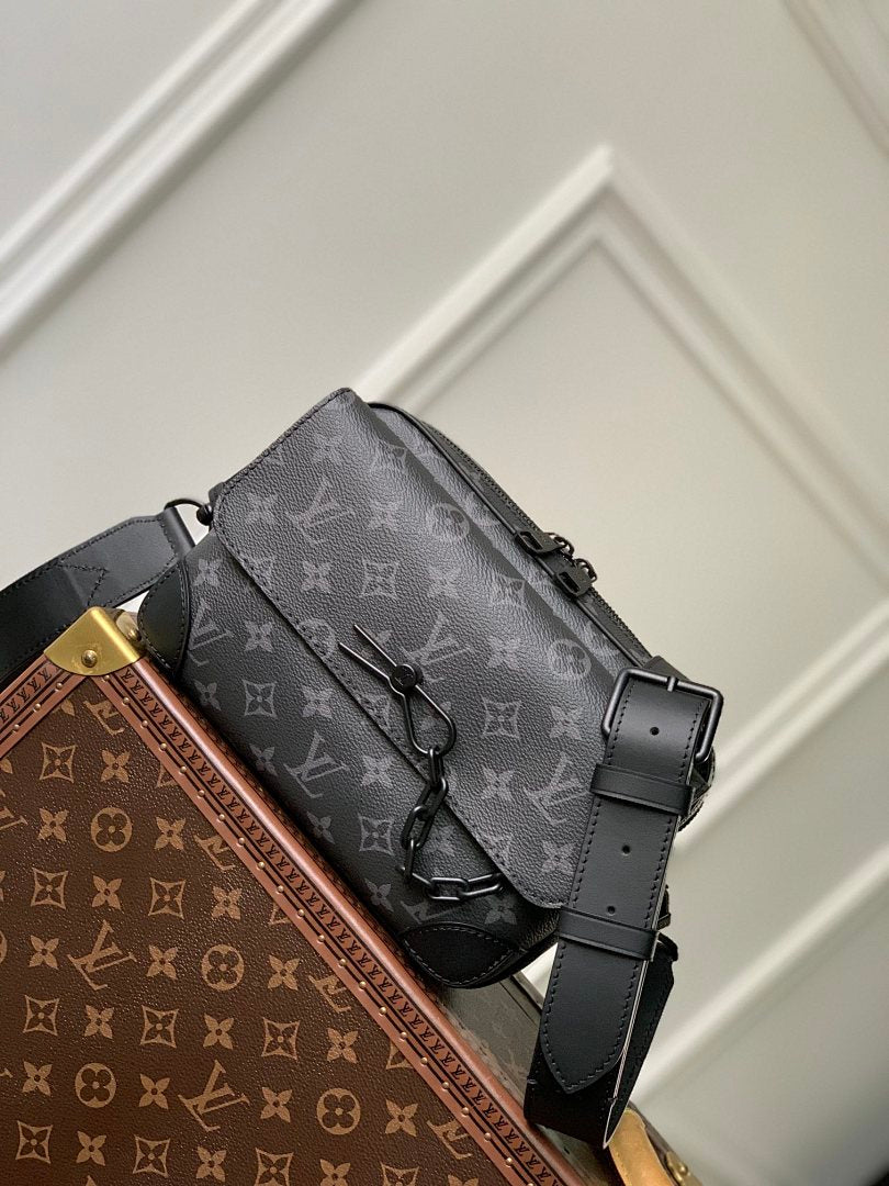 Sacoche Messenger – Réf. M46795 · Monogram Noir