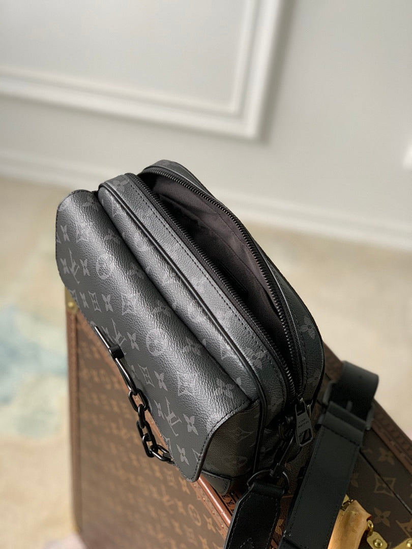 Sacoche Messenger – Réf. M46795 · Monogram Noir