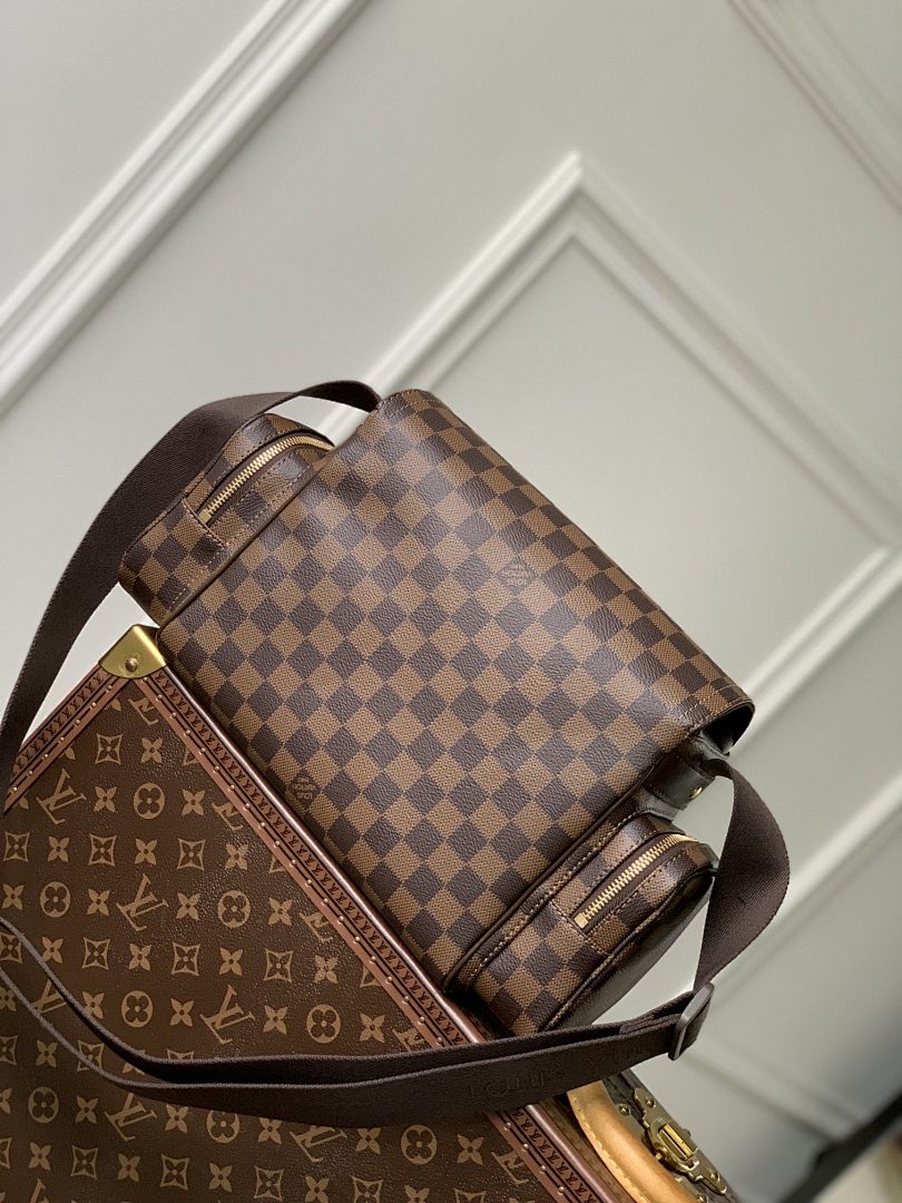 Sacoche Messenger – Réf. N51126 · Damier Ébène