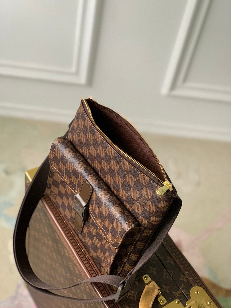 Sacoche Messenger – Réf. N51127 · Damier Ébène