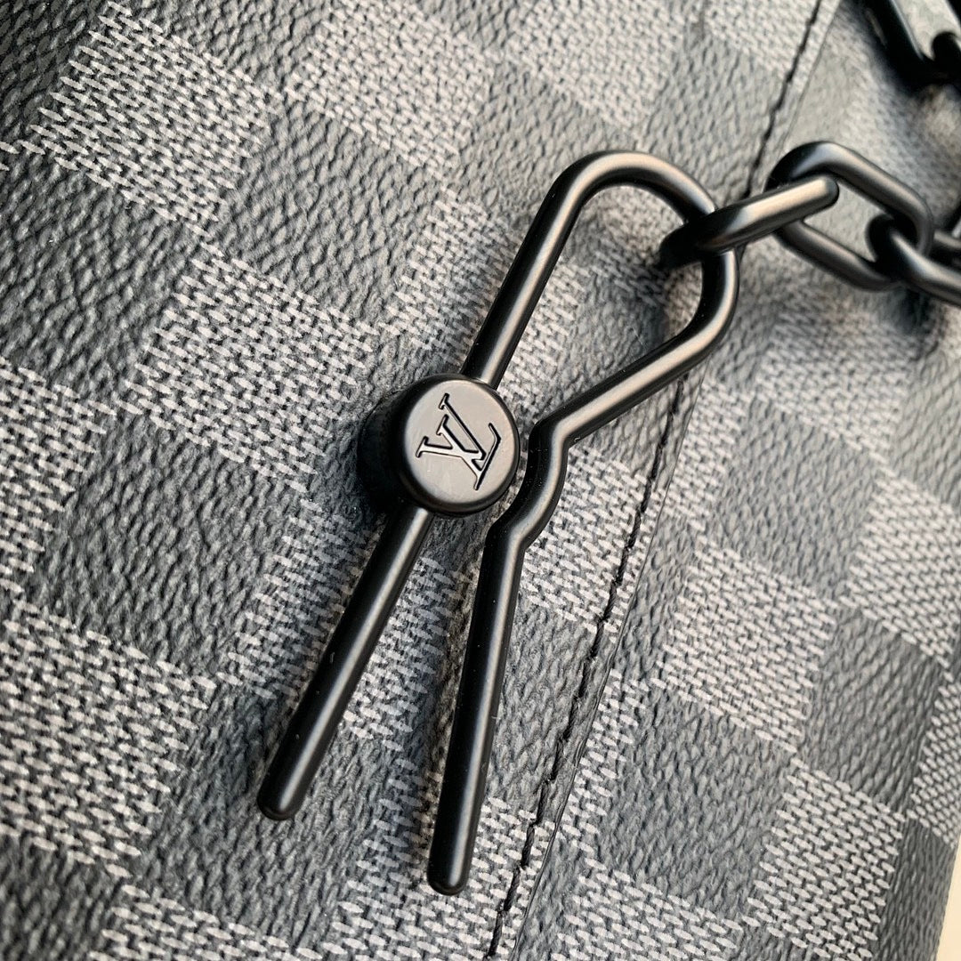 Sacoche Messenger – Réf. M46795 · Damier Graphite