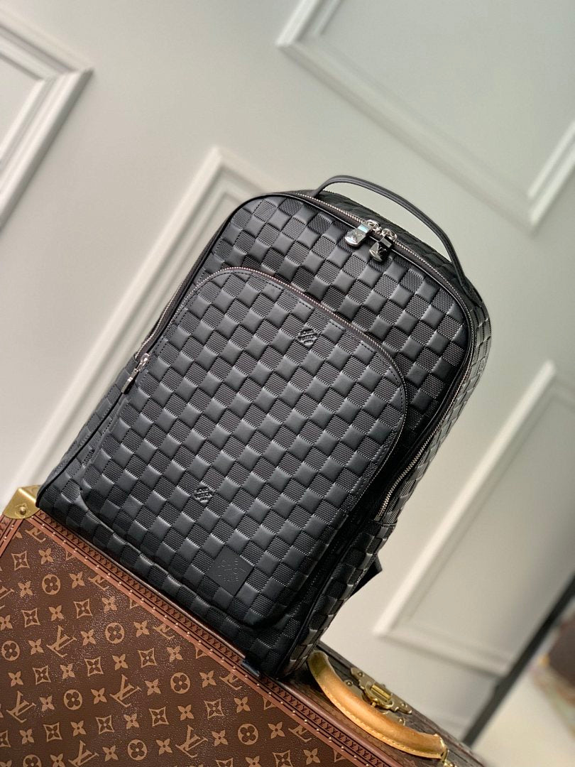 Sac à dos – Réf. N40501 · Noir Damier Embossé