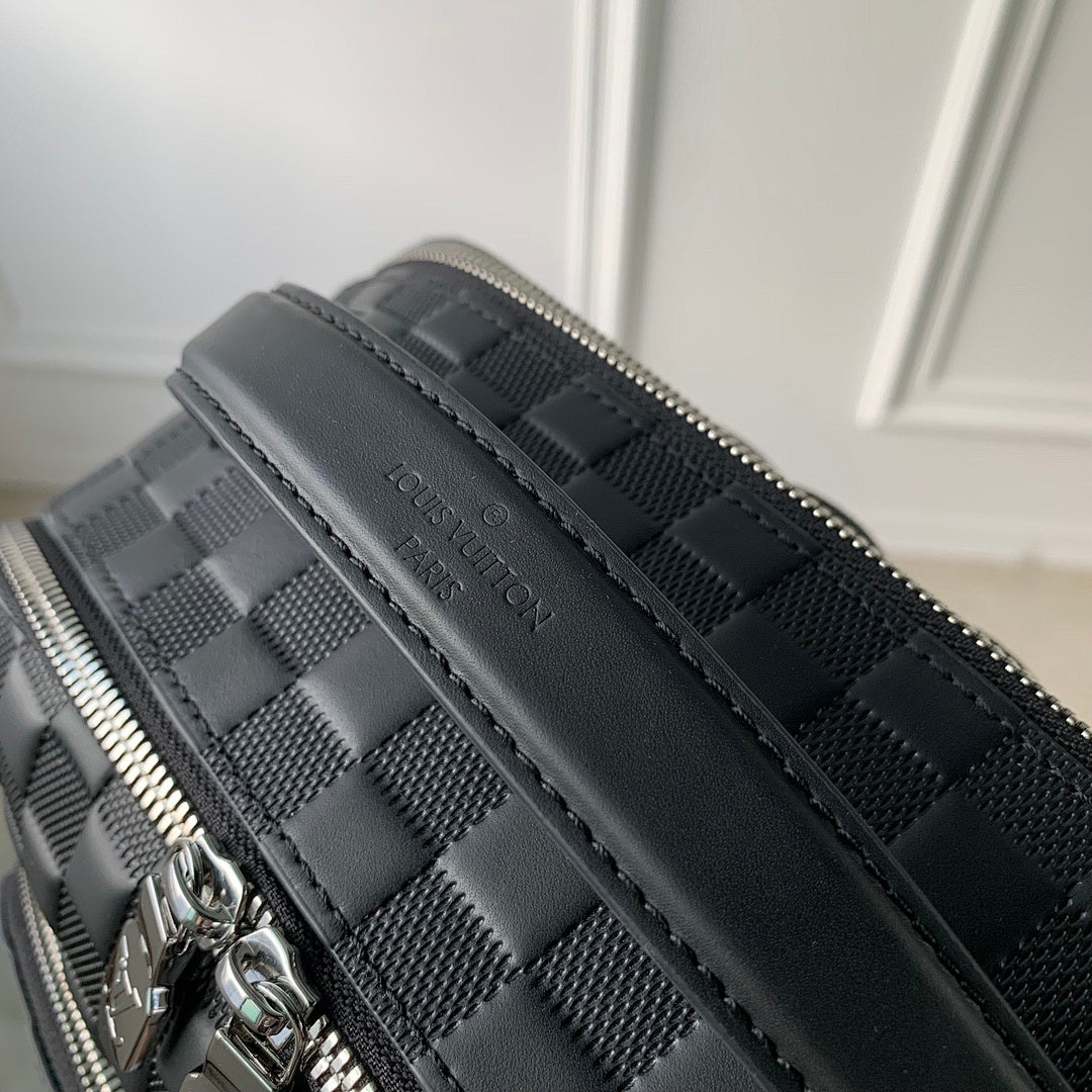 Sac à dos – Réf. N40501 · Noir Damier Embossé