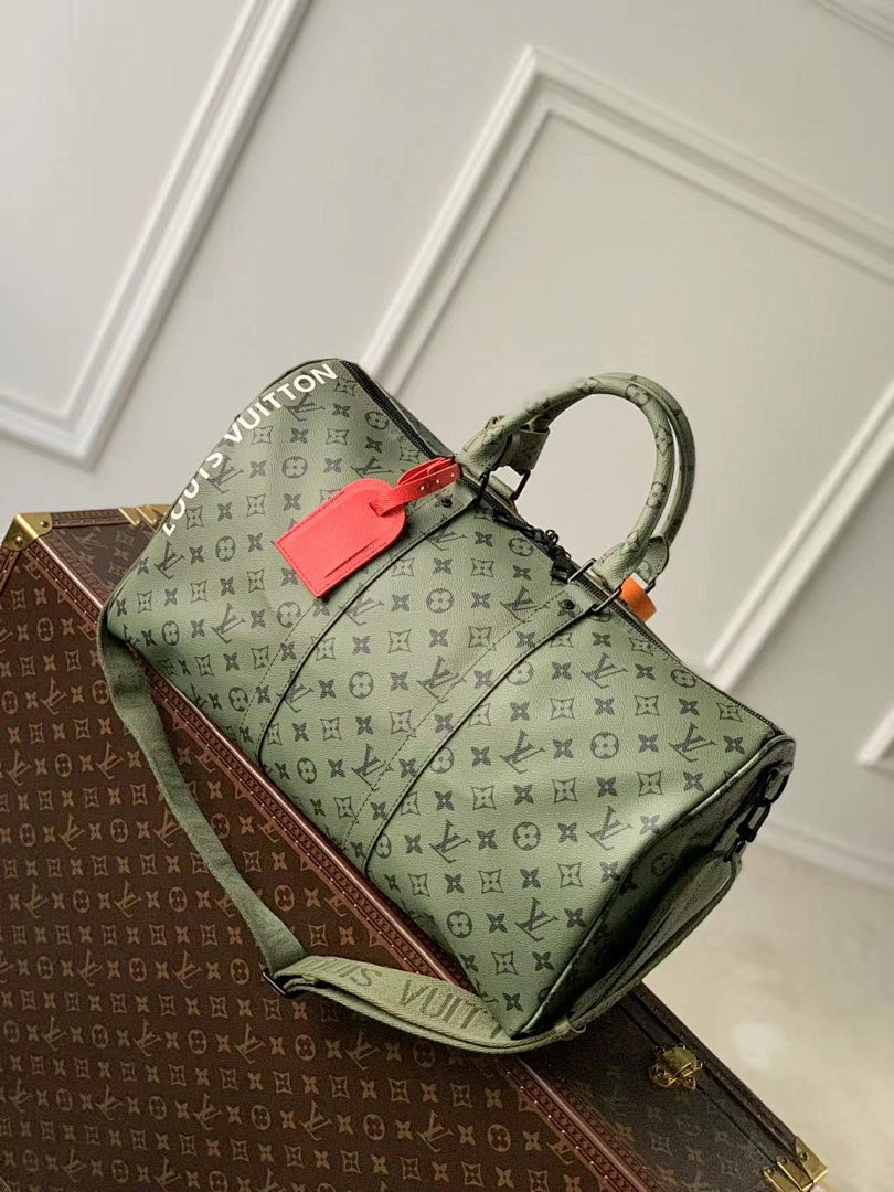 Sac de voyage Keepall – Réf. M23963 · Vert Sérigraphie