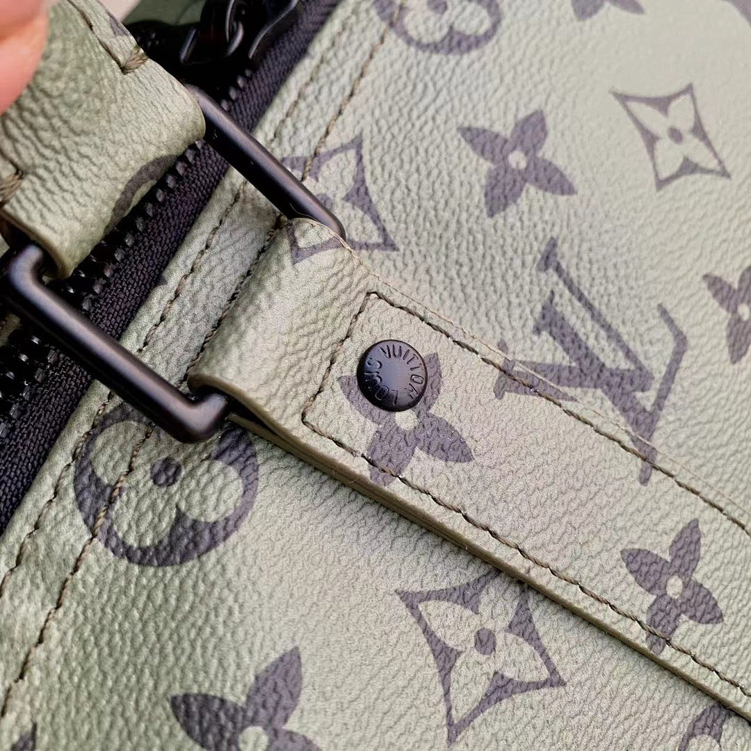 Sac de voyage Keepall – Réf. M23963 · Vert Sérigraphie