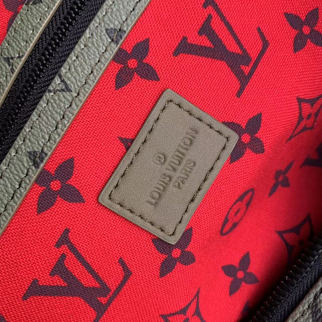 Sac de voyage Keepall – Réf. M23963 · Vert Sérigraphie